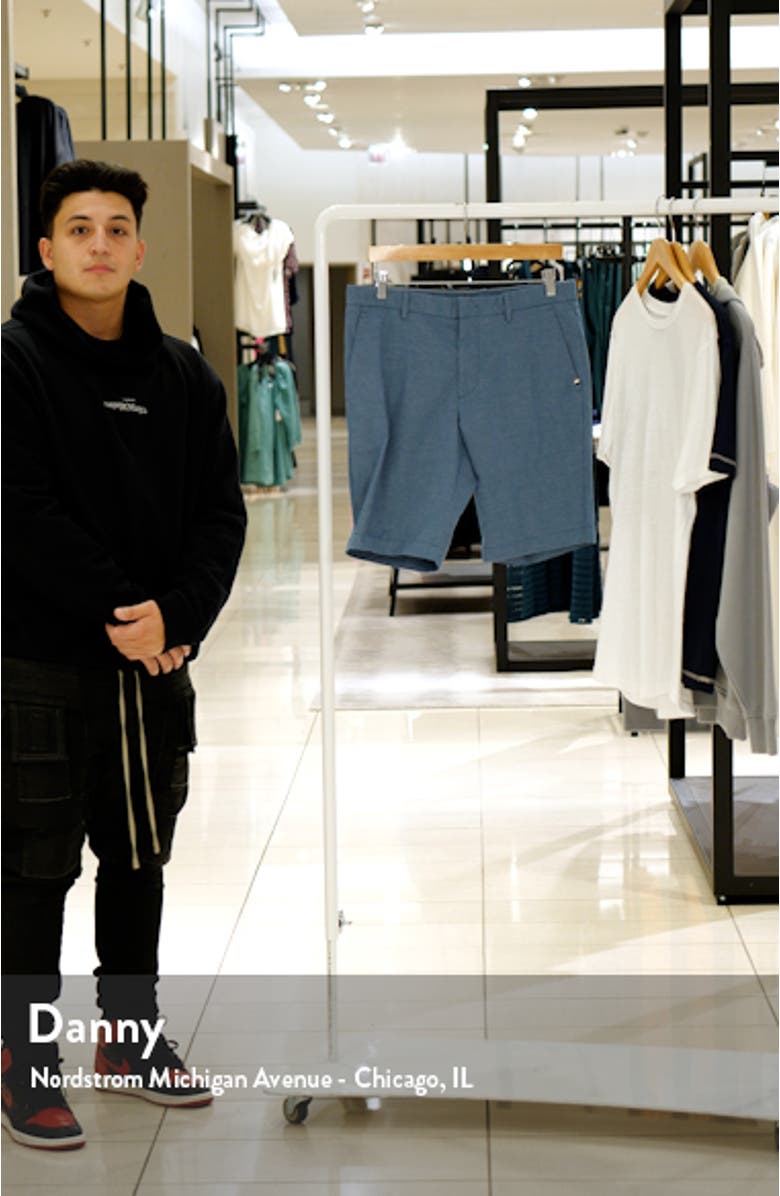 Hugo Boss Slice Stretch Cotton Shorts, sales video thumbnail