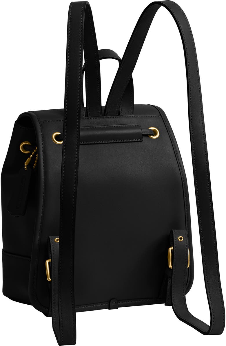 COACH Turnlock Glovetanne Leather Backpack, Alternate, color,