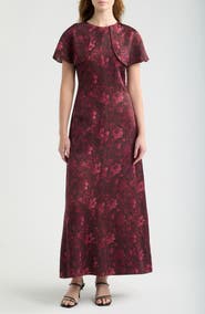 Hill House Home The Davina Cape Midi Dress