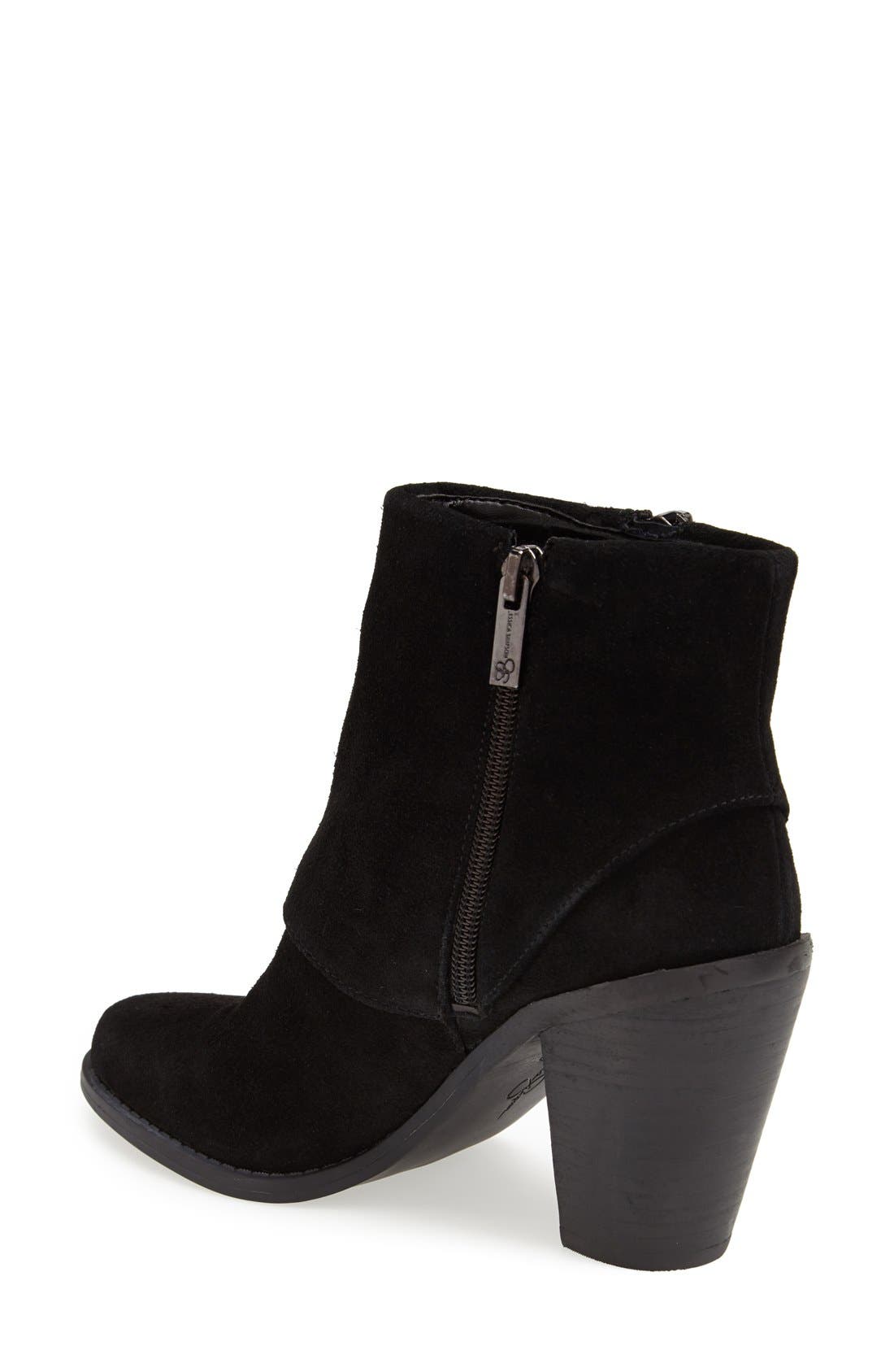 'Caufield' Bootie, Alternate, color, BLACK