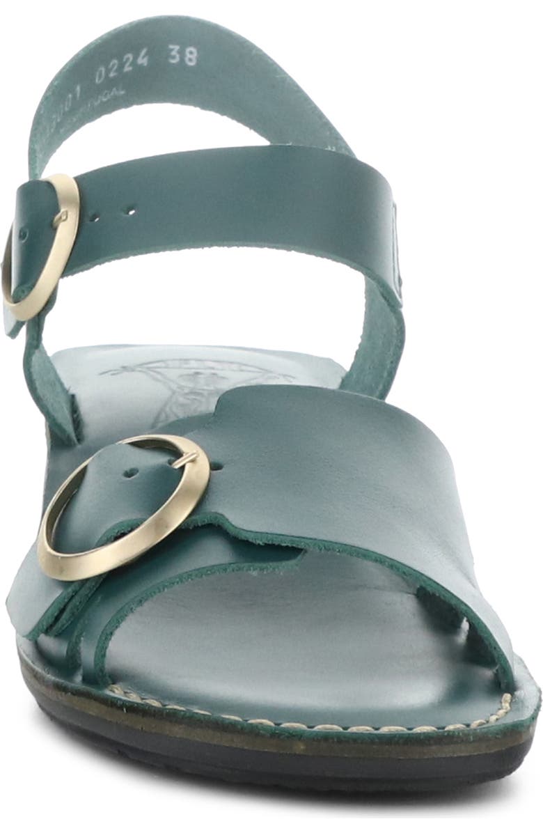 Fly London Ebli Ankle Strap Sandal, Alternate, color, Dark Moss