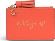 Radley Kentucky Derby Spring 2026 Slogan And They're Off Small Ziptop Coin Purse