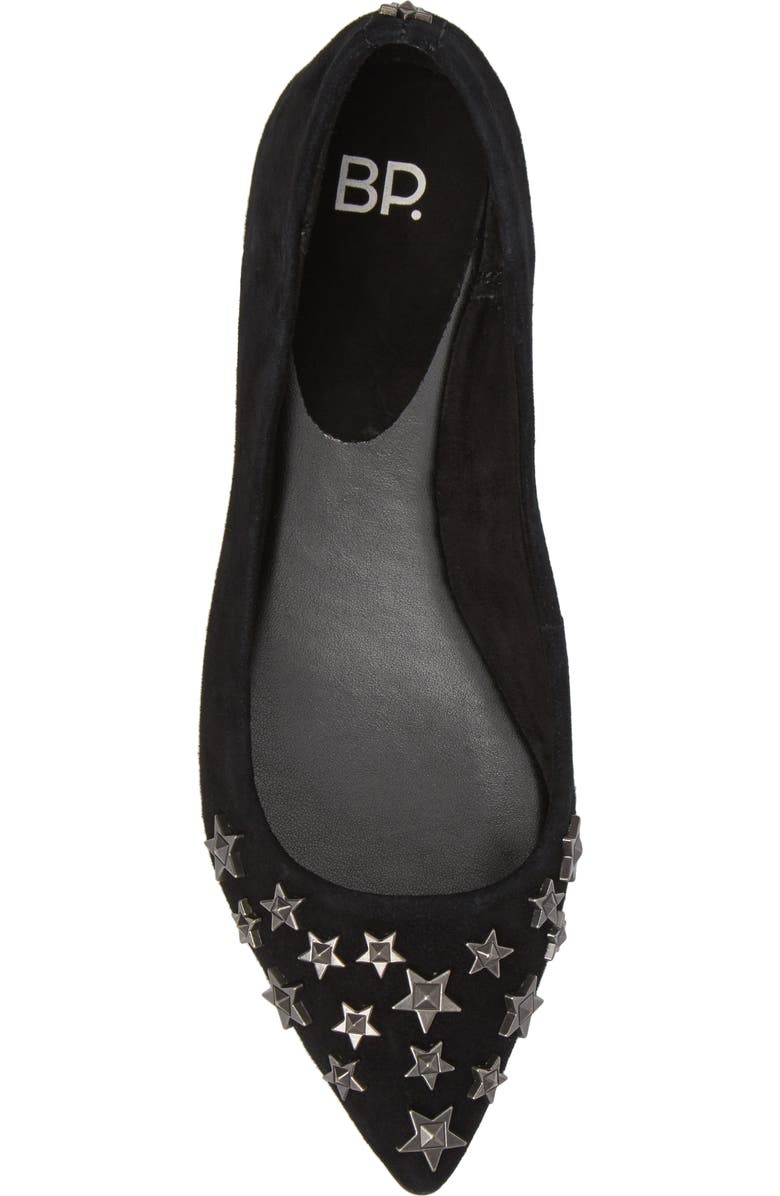 BP. Stella Pointy Toe Flat, Alternate, color,