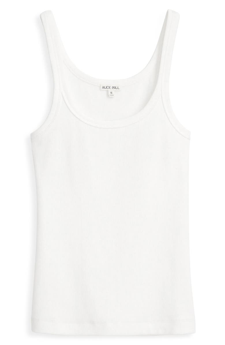 Alex Mill 365 Stretch Cotton Rib Tank, Alternate, color, 
