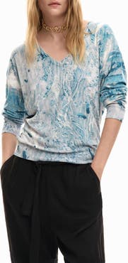Desigual Abstract Print Sweater