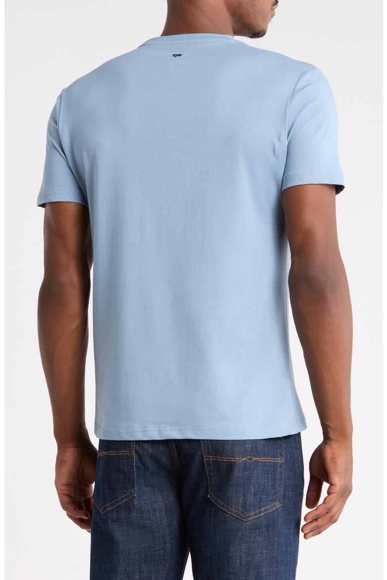 3D Painted Motion Graphic T-Shirt, Alternate, color, DUSTY BLUE
