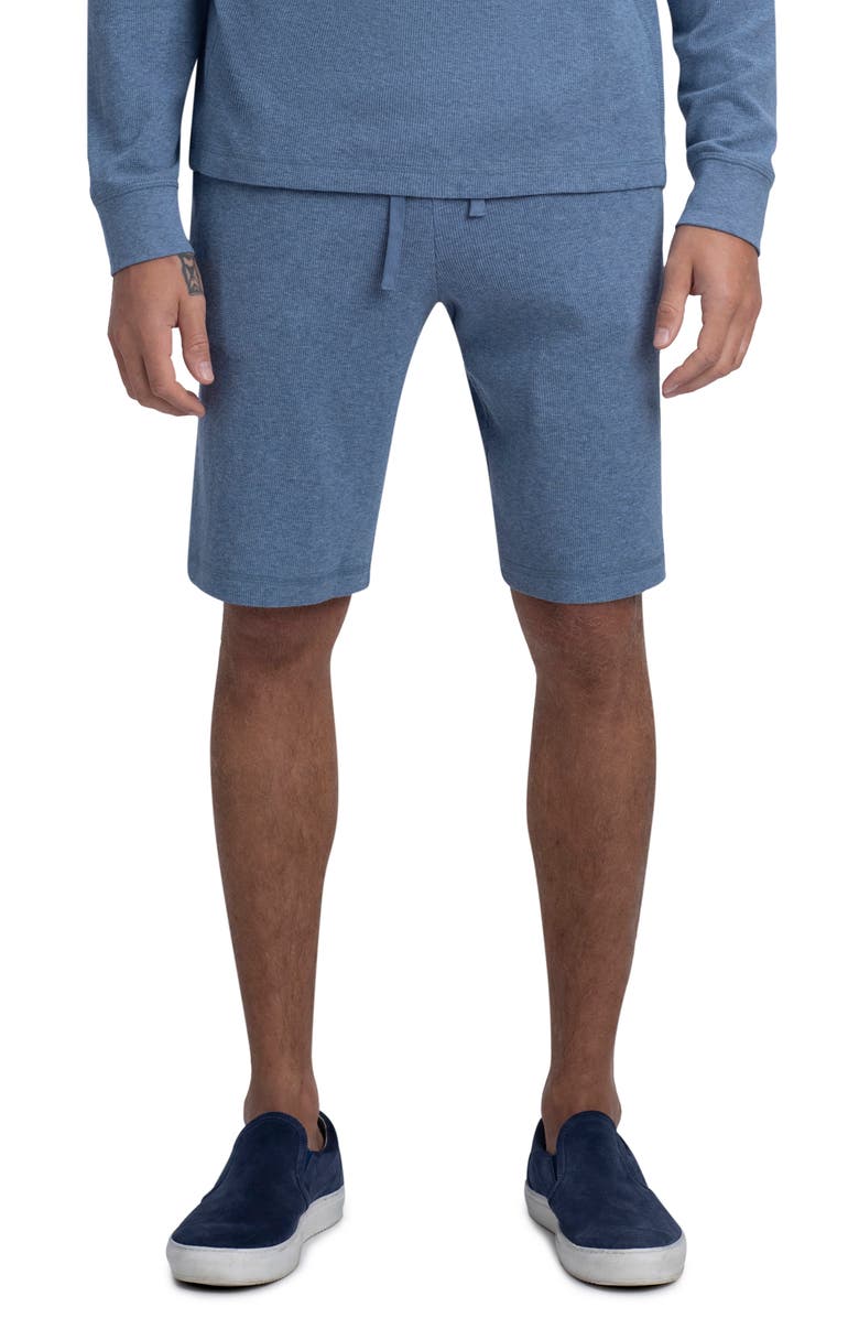 Bugatchi Comfort Drawstring Knit Shorts, Main, color, Slate
