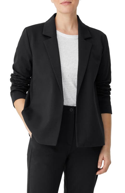 Organic Cotton Blend Blazer