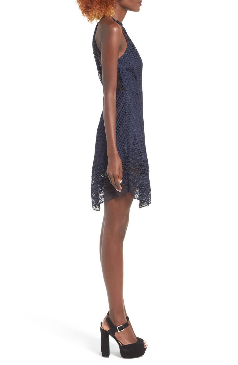 Keepsake the Label All Night Lace Minidress, Alternate, color, 