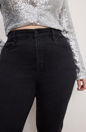 Soft Tech Good Curve High Waist Ankle Straight Leg Jeans