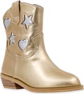 SHUSHOP Kids' Zimba Mini Faux Leather Western Boot
