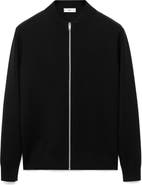 MANGO Crewneck Zip Cardigan