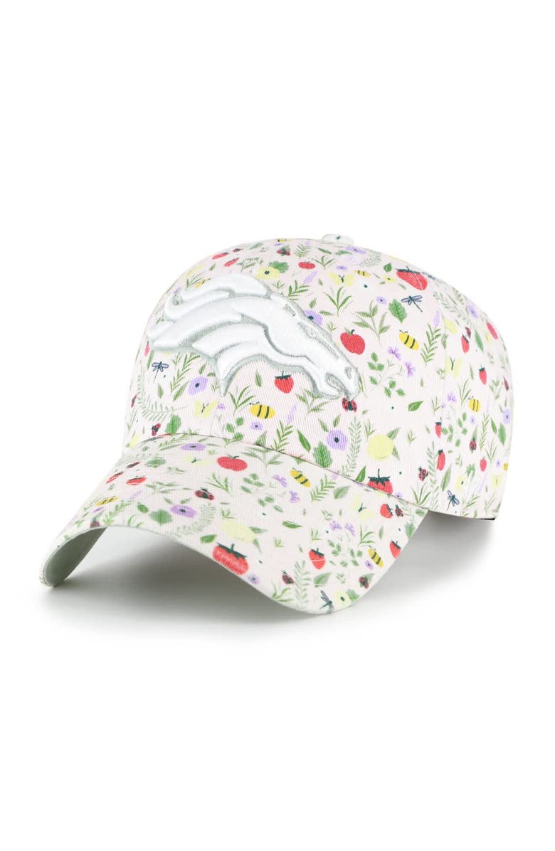 '47 Girls Youth '47 Light Pink Denver Broncos Posey Clean Up Adjustable Hat, Main, color, Light Pink