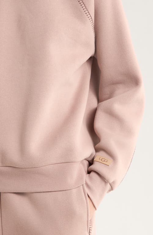 Ugg(r) Classic Cotton Blend Sweatshirt In Pink