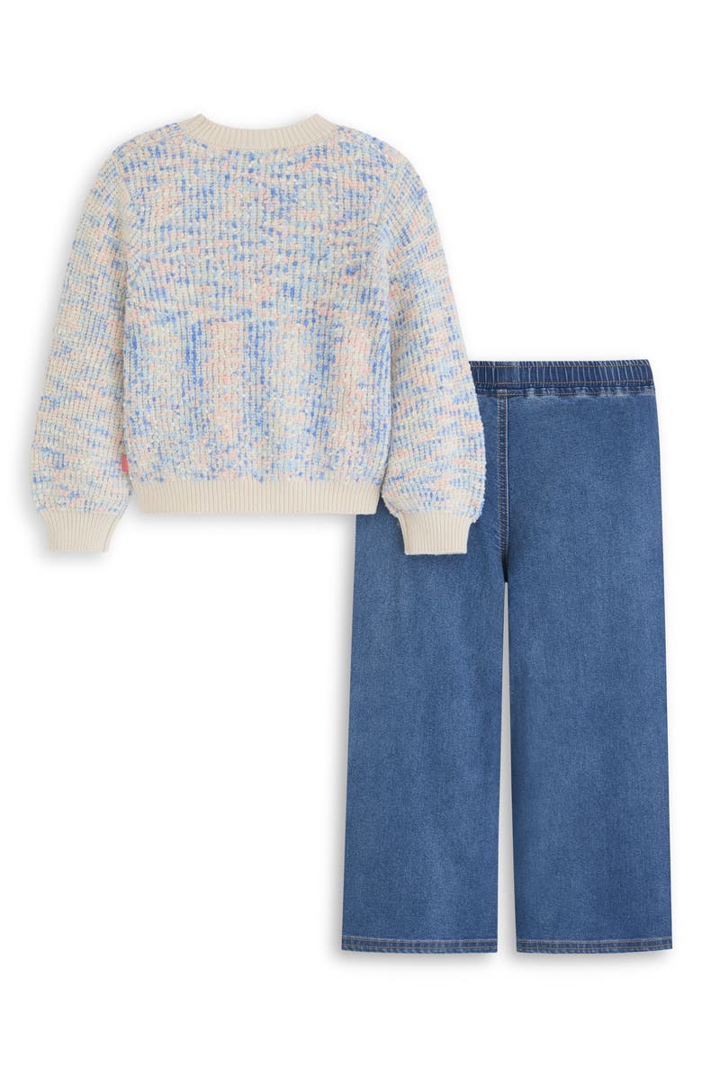 Scotch & Soda Kids' Sweater & Jeans Set, Alternate, color, Powder Pink