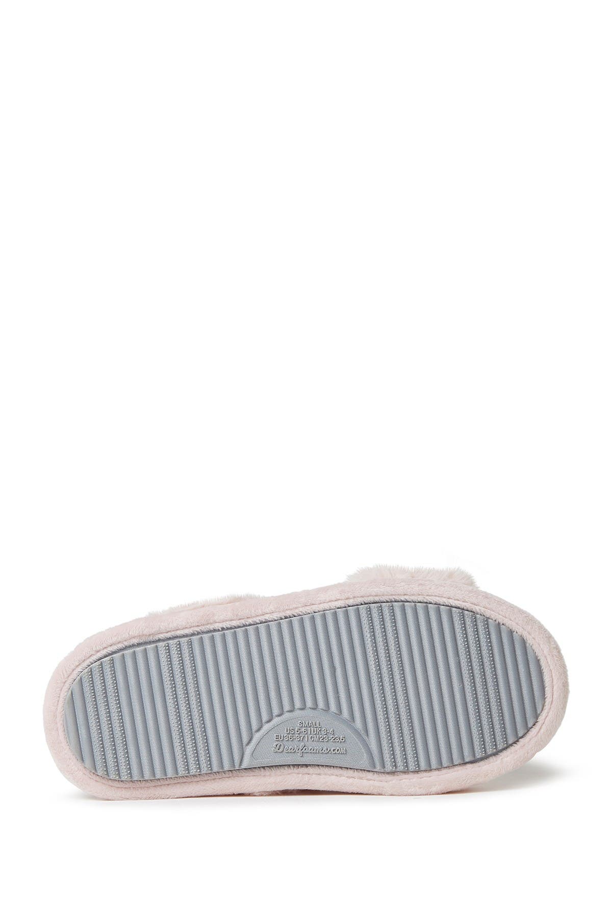 Jessica Faux Fur Crossband Slipper, Alternate, color, DUSTY PINK