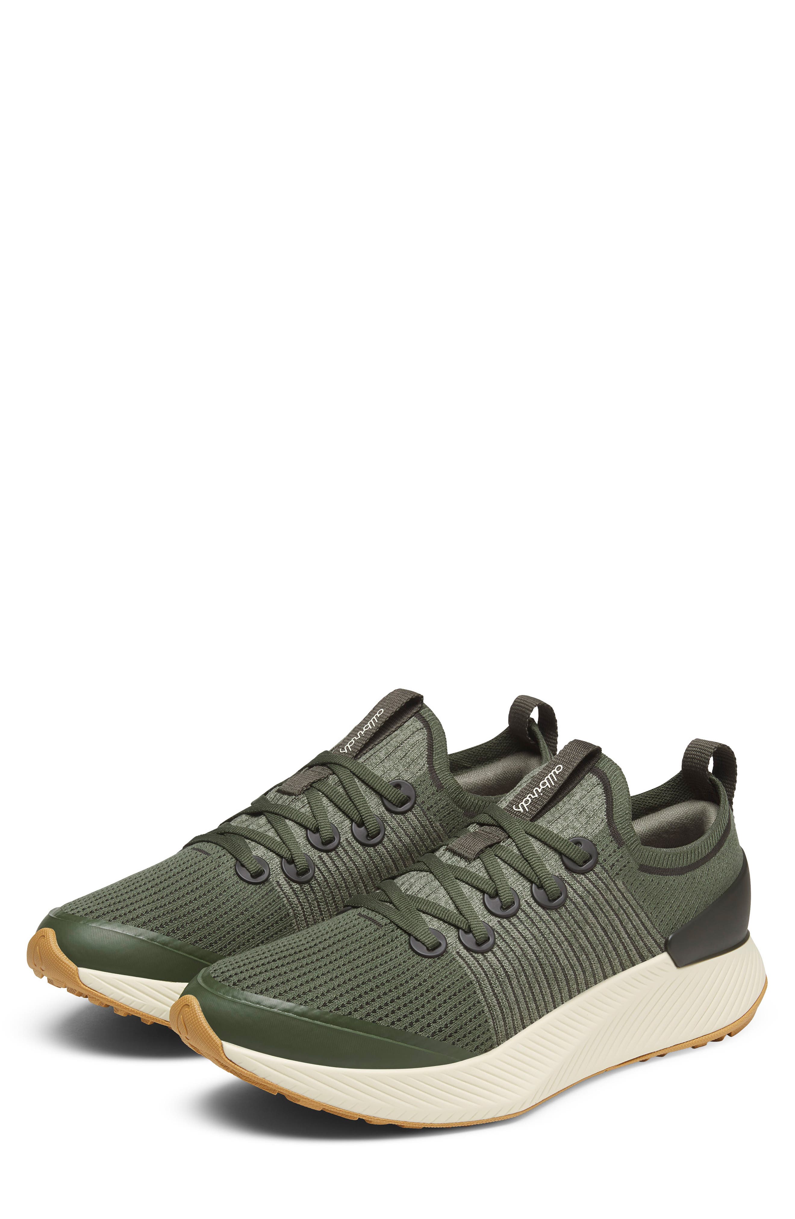 Allbirds Tree Glider Sneaker, Alternate, color, Thunder Green/ Stony Cream
