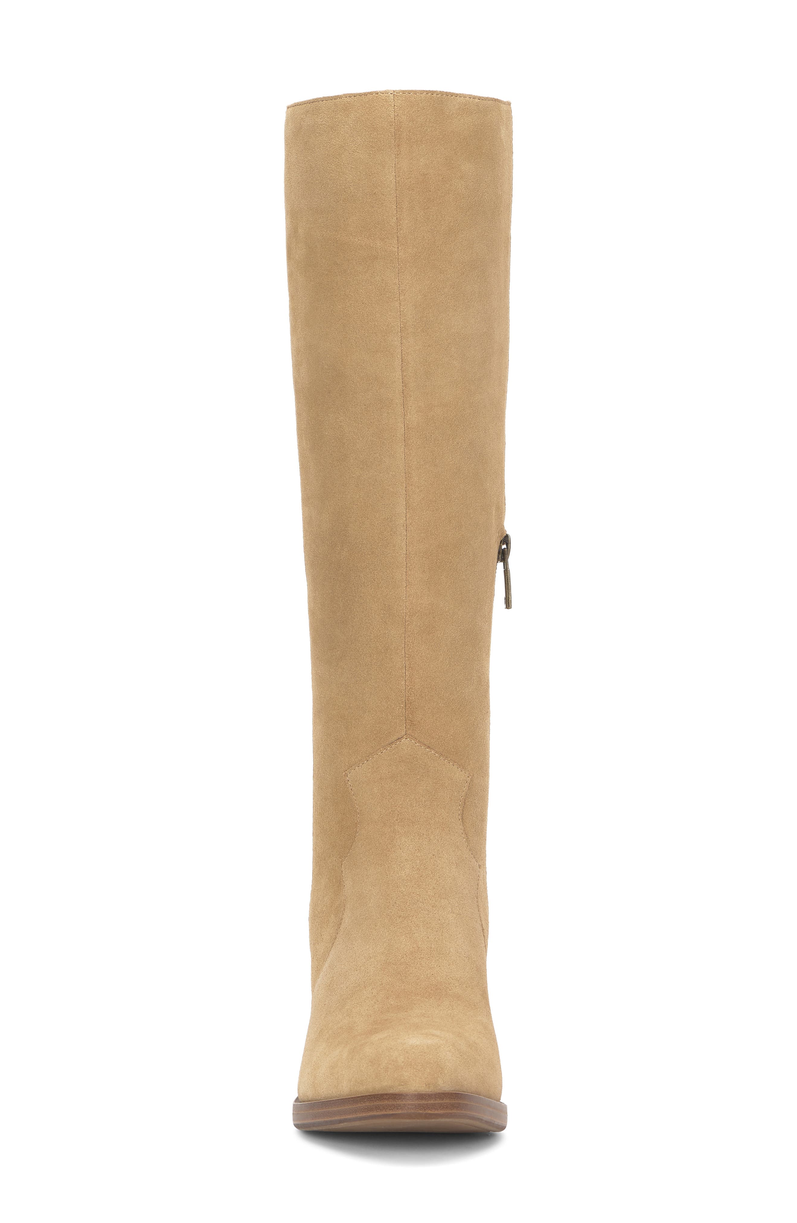 Frahna Leather Knee High Boot, Alternate, color, MEDIUM BEIGE