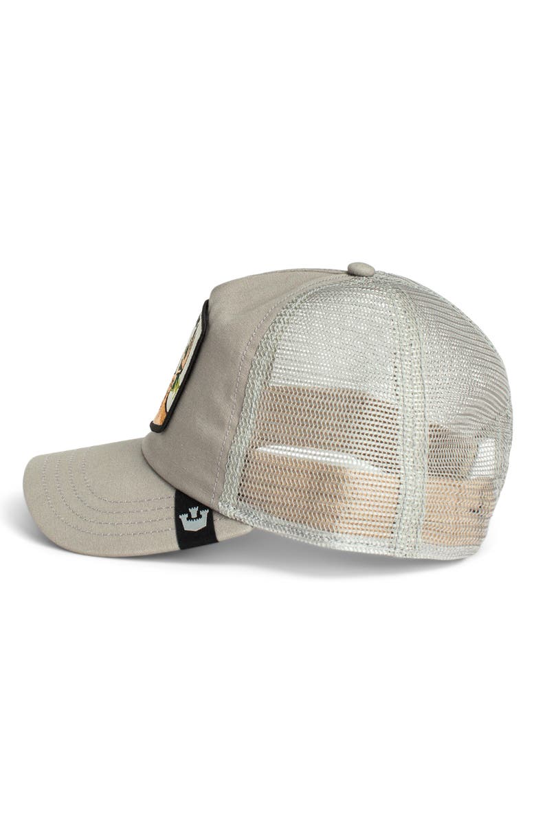 Goorin Bros. This Way Deer Patch Trucker Hat, Alternate, color, Grey