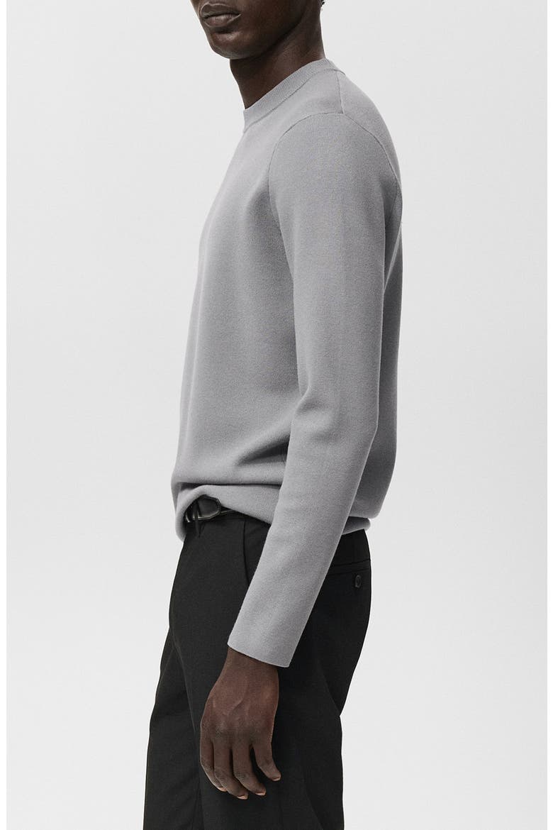 Regular Fit Crewneck Sweater, Alternate, color, GREY