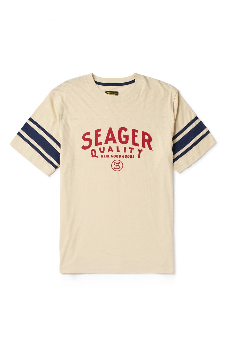 Seager Co Riggins Graphic Cotton Blend T-Shirt, Alternate, color, Cream