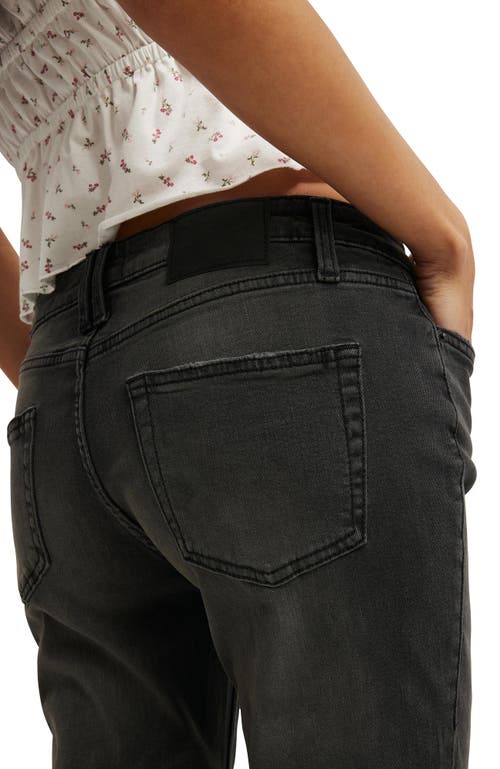 Cotton On Low Rise Bootcut Jean In Muse Black
