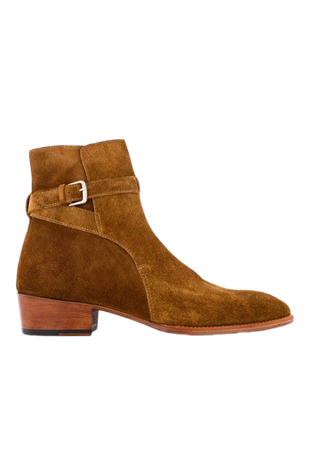 Anthony Veer Wexford Jodhpur Boot, Alternate, color, Havana Tabacco Suede
