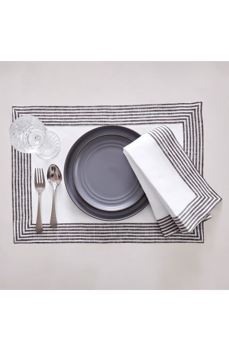 Solino Home Linen Dinner Napkins - Lucca, 20" x 20", Alternate, color, 