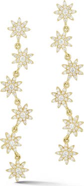 SPHERA MILANO Cubic Zirconia Star Drop Earrings