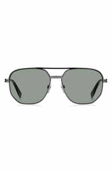 Marc Jacobs 58mm Gradient Aviator Sunglasses