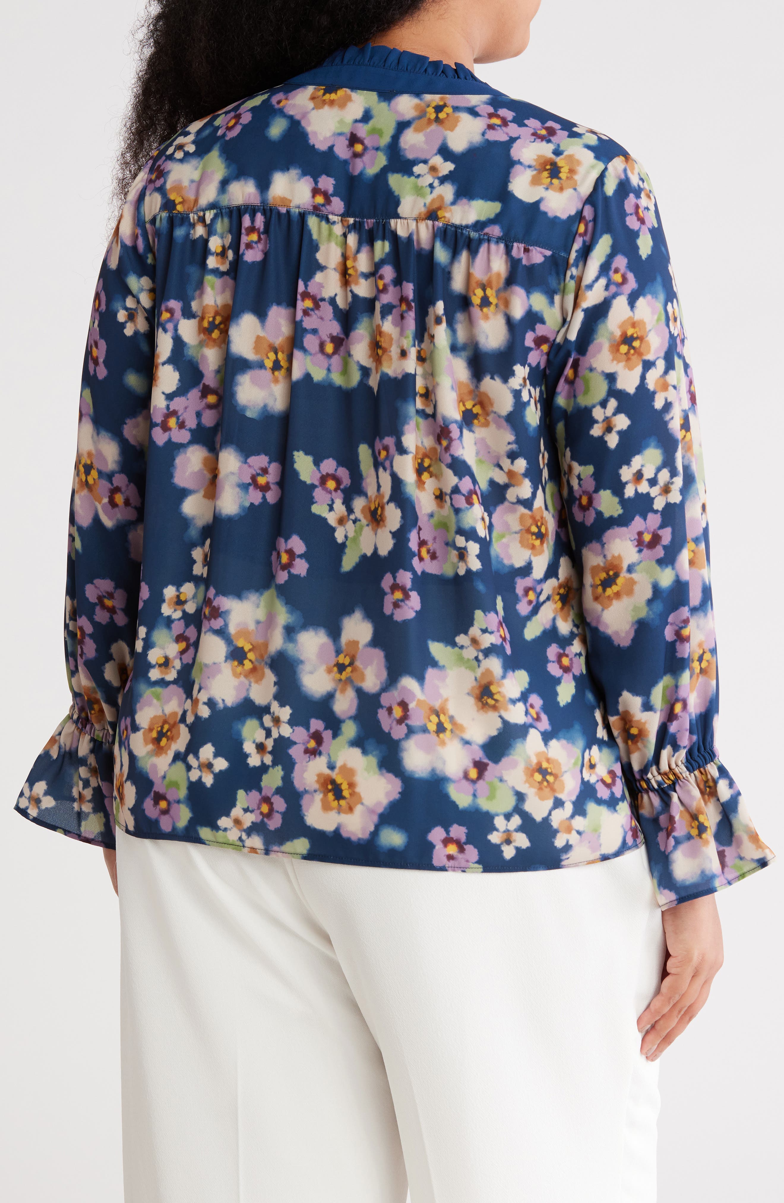 Ruffle Long Sleeve Top - image 4