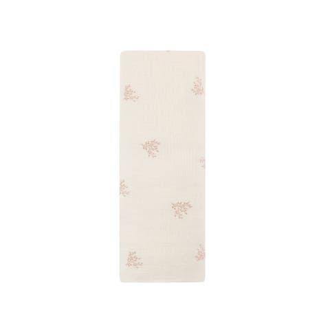 Velour Leaf Pattern Collection - Muslin Swaddle