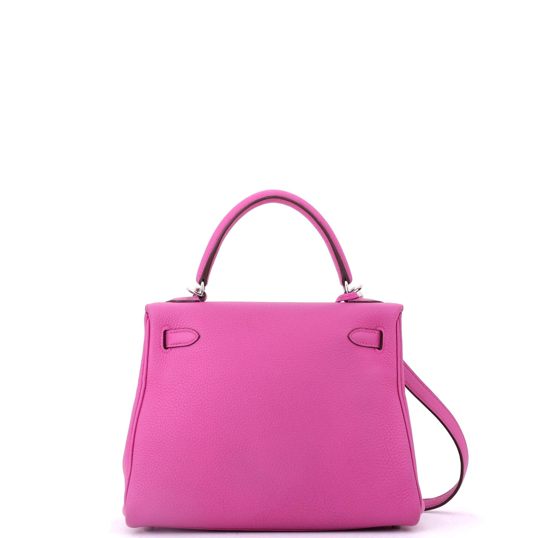 Pre-Owned Hermes Kelly Handbag Pink Togo with Palladium Hardware 25, Alternate, color, 