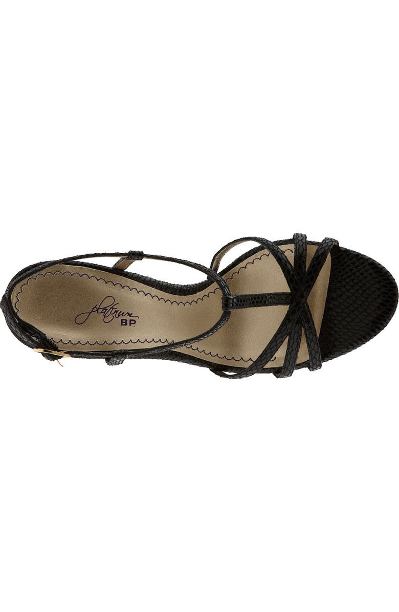 BP. Platinum 'Amber' Sandal, Alternate, color,