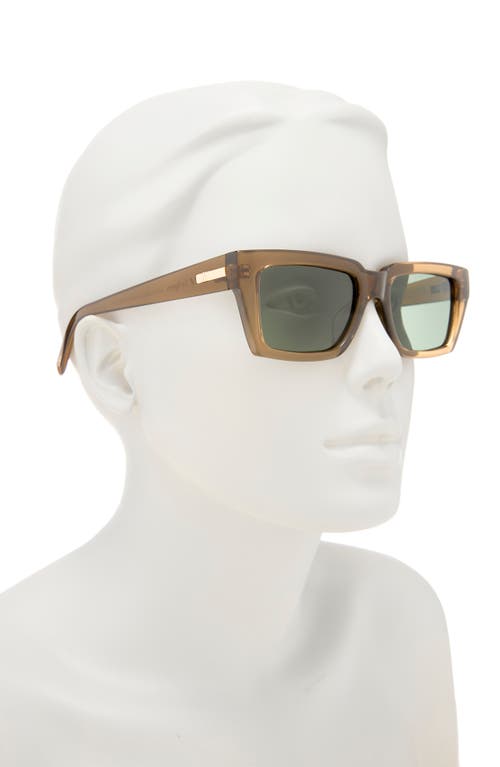 Le Specs Nocturnal Habit 54mm Polarized D-frame Sunglasses In Brown
