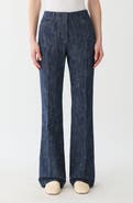 Lafayette 148 New York Reade Cotton & Linen Flare Leg Pants