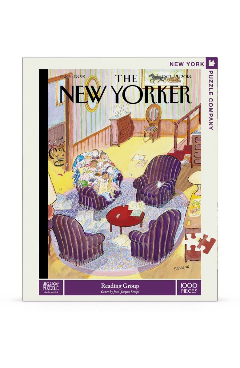 NEW YORK PUZZLE COMPANY Reading Group 1000 Piece Puzzle, Main, color, 