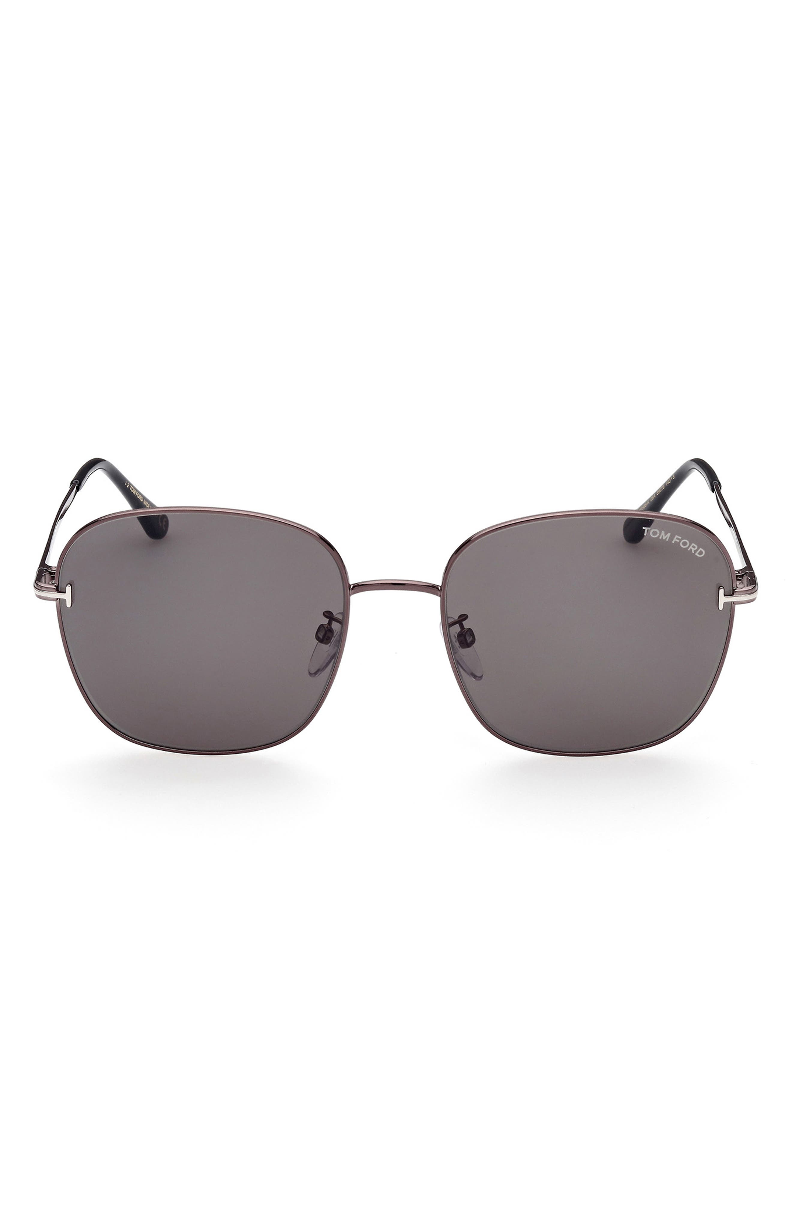 TOM FORD 59mm Round Sunglasses