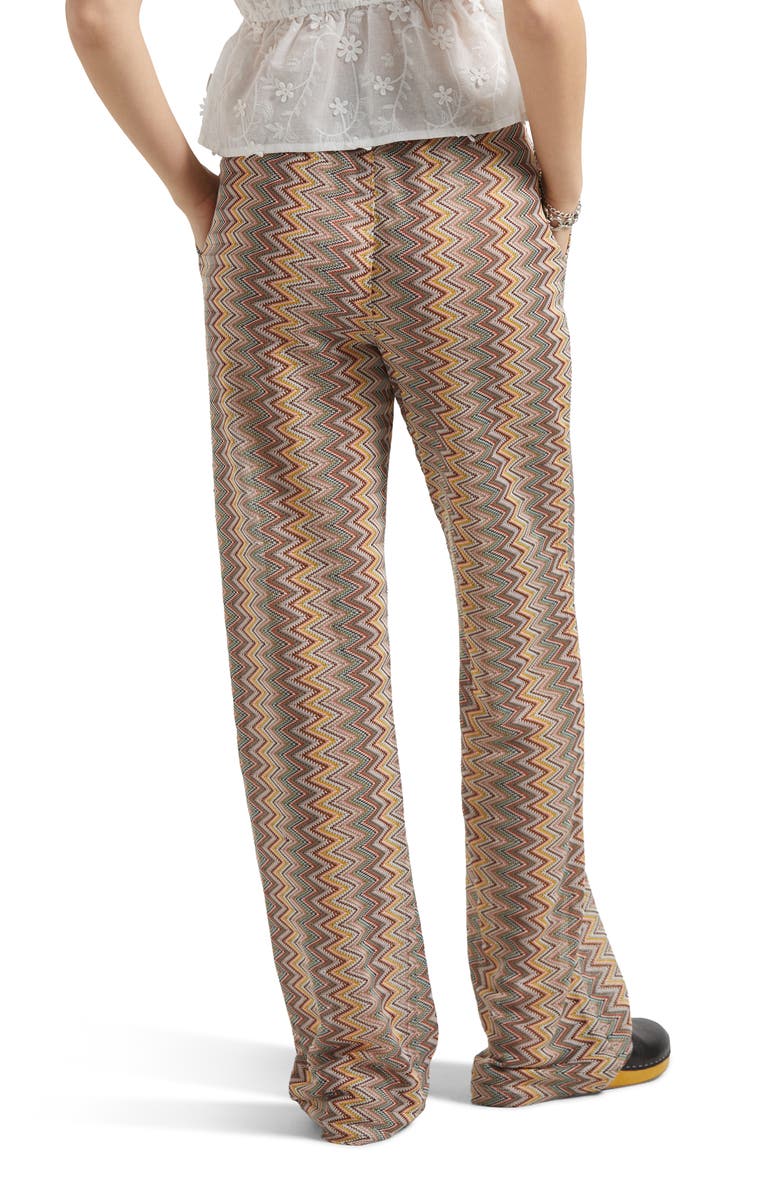 Brixton The Cabana Zigzag Mesh Pants, Alternate, color, Multi Color Zigzag