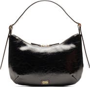 Frances Valentine Starr Crinkled Leather Hobo Bag