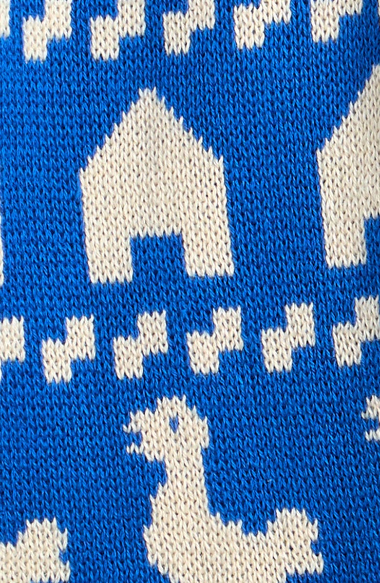 Bobo Choses Farm All Over Organic Cotton Sweater Pants, Alternate, color, Blue