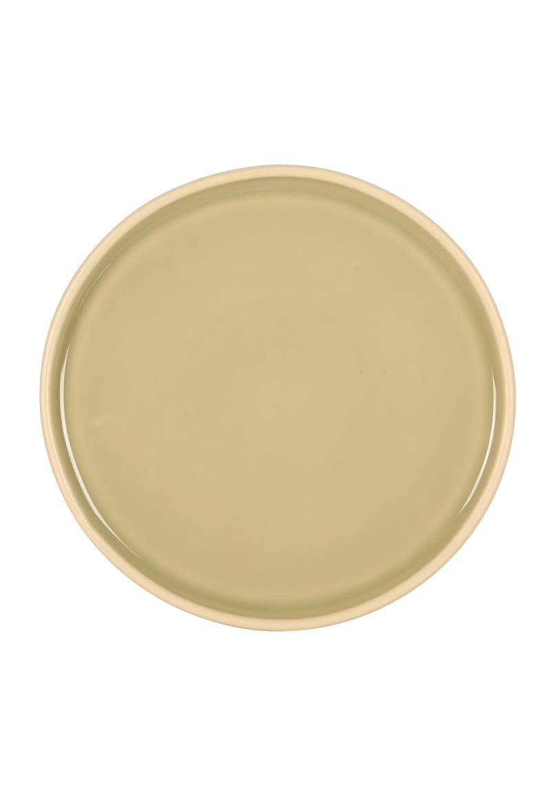 Port Gaia Dinner Plates - Reactive Glaze Dish Set, Alternate, color, Olive