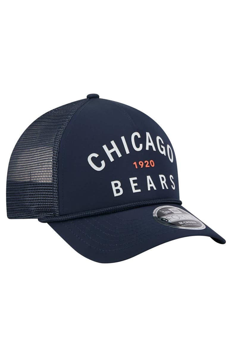 New Era Men's New Era  Navy Chicago Bears Active Minimalist M-Crown A-Frame 9FORTY Adjustable Hat, Alternate, color, 