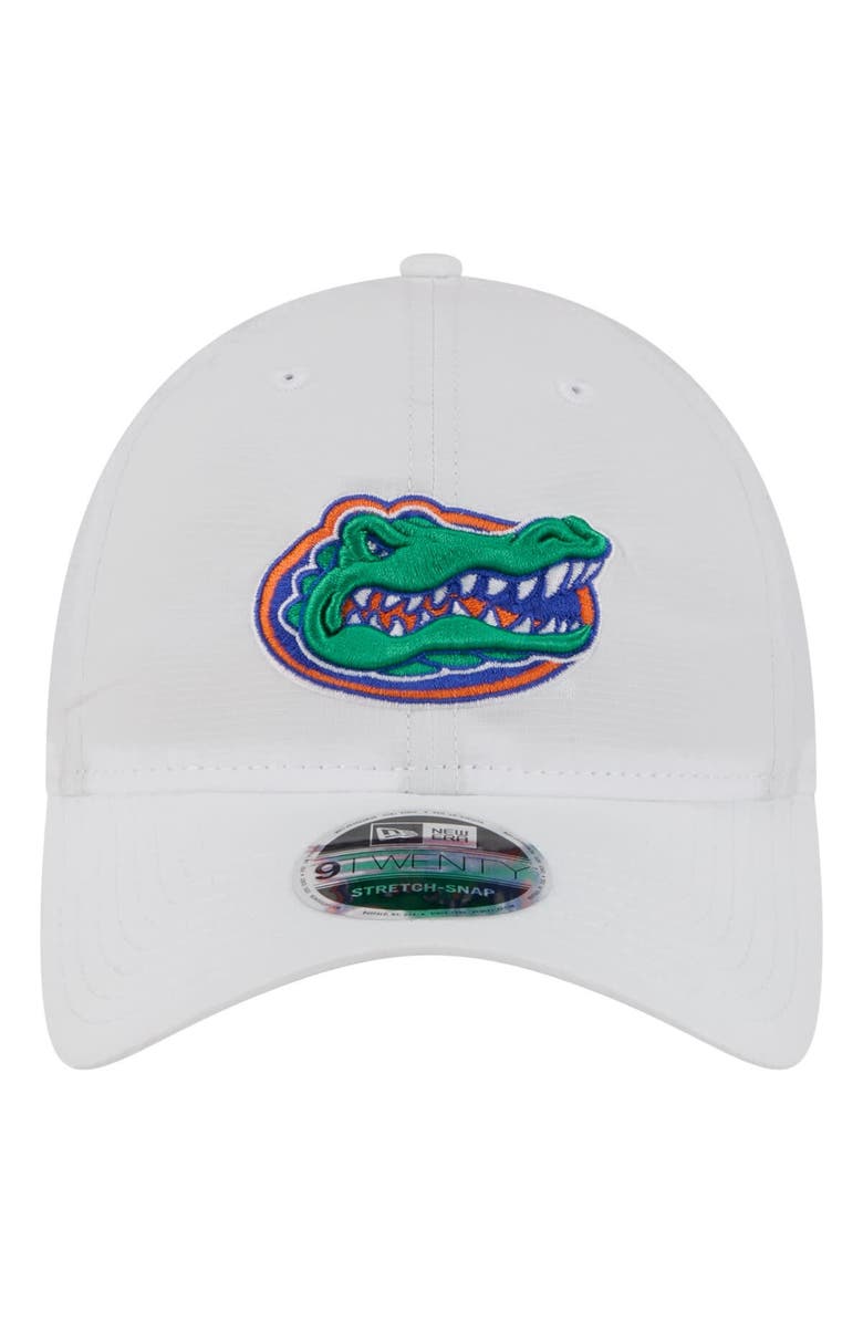 New Era Men's New Era White Florida Gators Active Ripstop 9TWENTY Adjustable Hat, Alternate, color, White