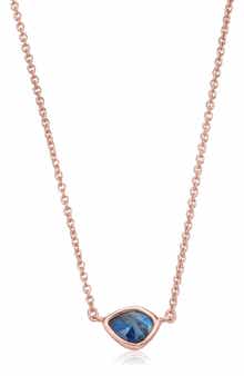 Monica Vinader 18K Rose Gold Plated Sterling Silver Siren Mini Nugget Necklace