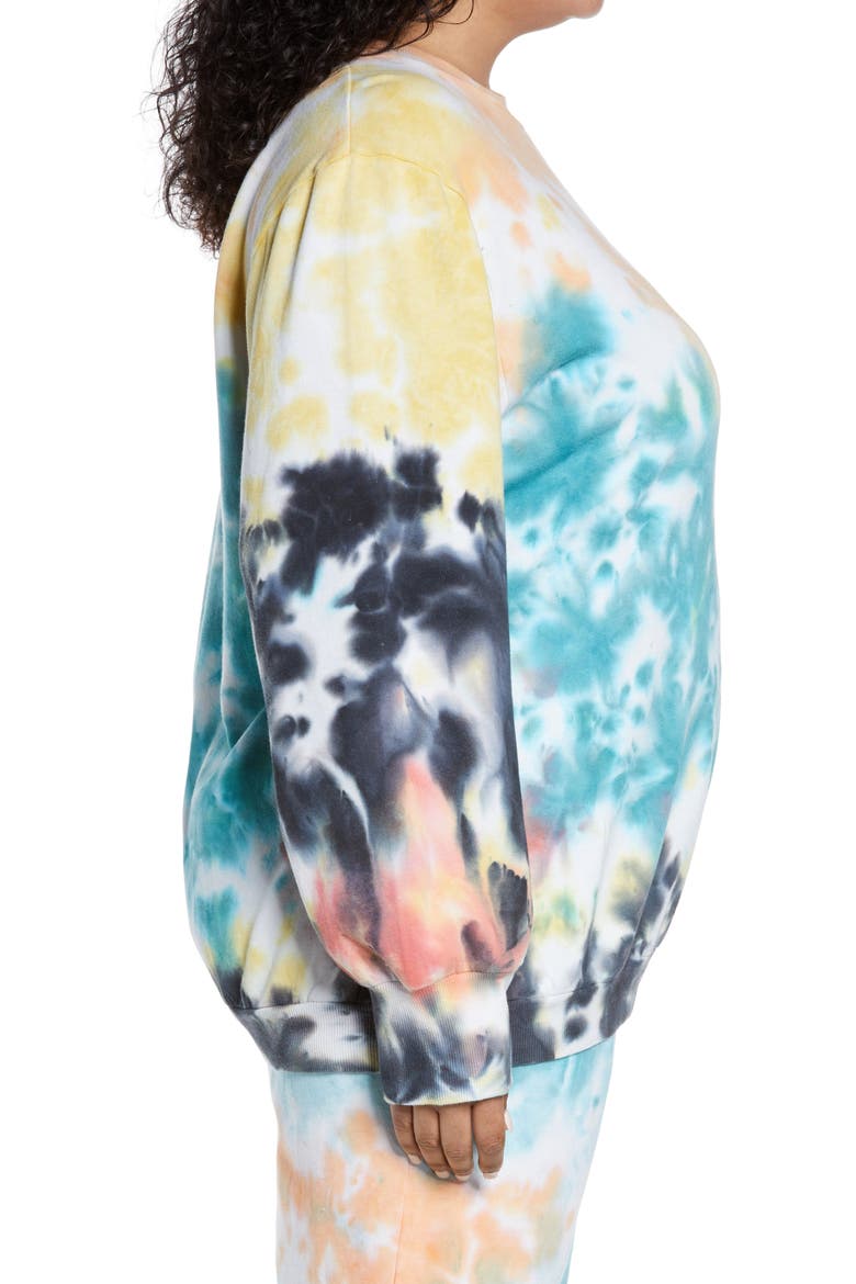 Diana Tie Dye Sweatshirt, Alternate, color, ABSTRACT MULTI TIE DYE