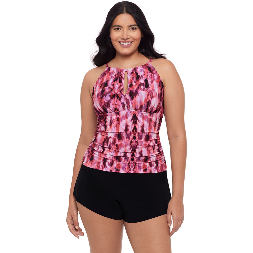 Trimshaper Chloe High Neck Tankini Swimsuit Top