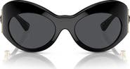 Versace 54mm Irregular Sunglasses