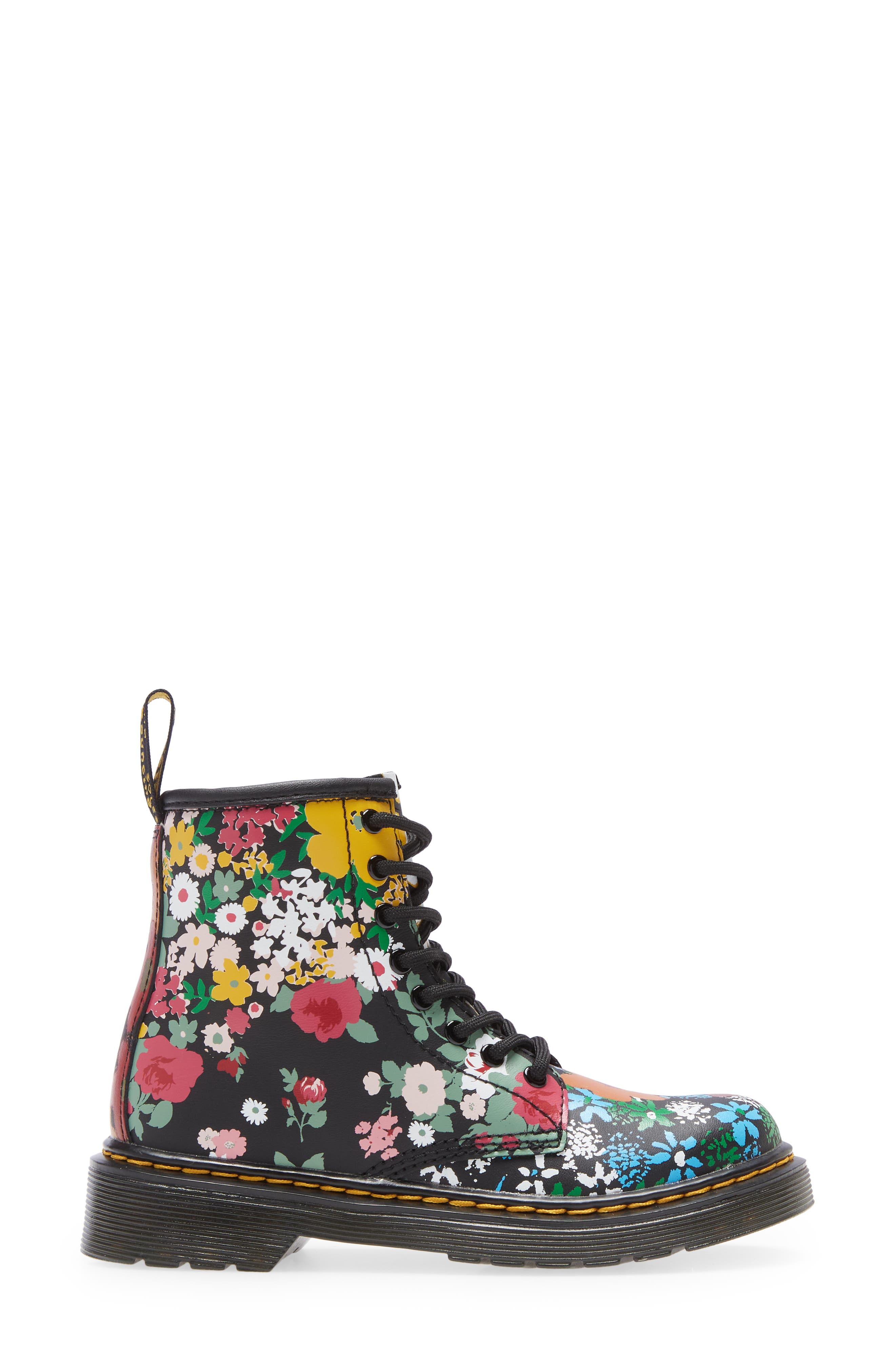 Dr. Martens 1460 Floral Combat Boot, Alternate, color, 