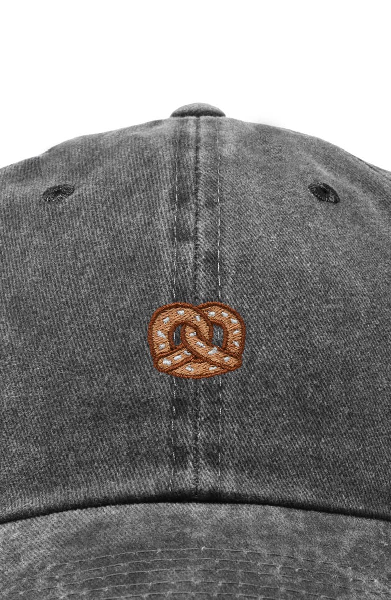 Dalix Pretzel Dad Cap, Alternate, color, Washed Black